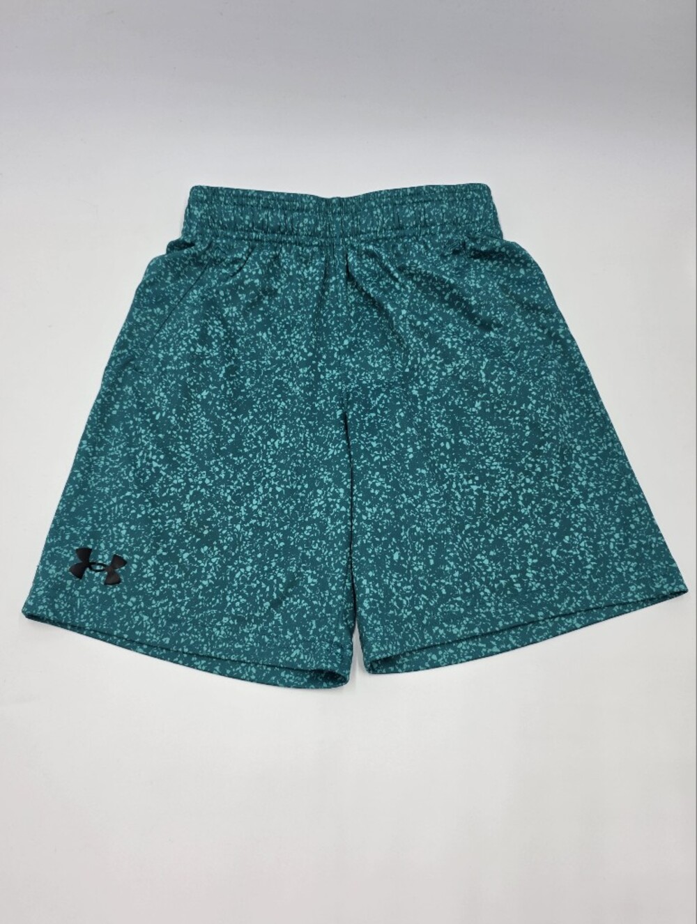 Under Armour boys' teal athletic shorts size XS